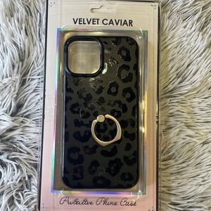 Black Leopard iPhone 12 Pro Case